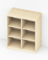 Preview: Stauraumschrank 80/100/120 x 123 x 58 cm (BxHxT) - 2 Türen