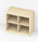 Preview: Stauraumschrank 80/100/120 x 85 x 58 cm (BxHxT) - 2 Türen