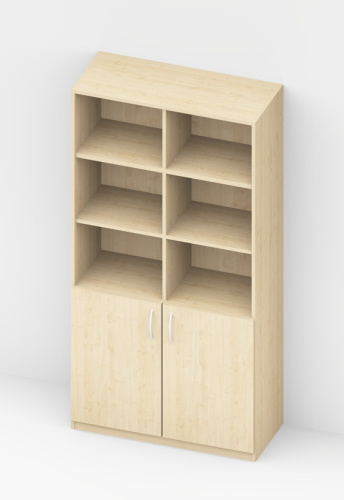 Aktenschrank - unten 2 Türen - (80/100/120cm x 200cm x 44cm)