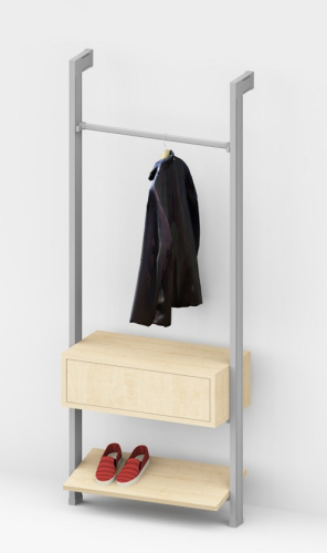 Garderobe xx x 200 x 46 cm (BxHxT)