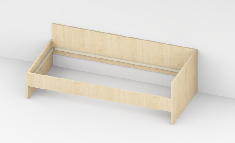 Kastenbett xx x 200 x 40/65 cm (LxBxH)