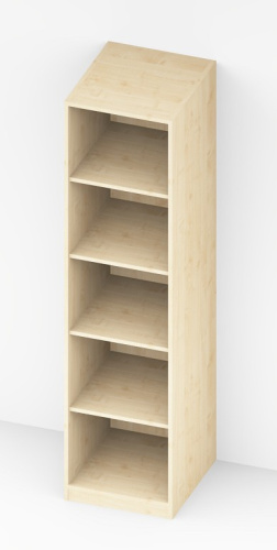 Preview: Stauraumschrank 40/50/60 x 200 x 58 cm (BxHxT) - 1 Tür