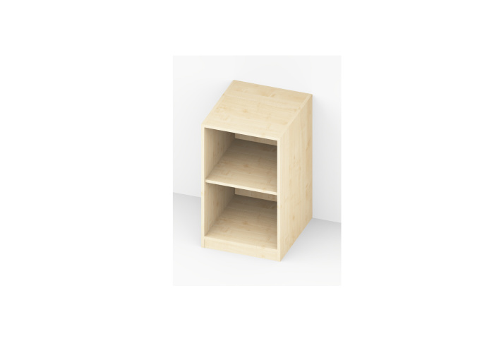 Preview: Stauraumschrank 40/50/60 x 85 x 58 cm (BxHxT) - 1 Tür