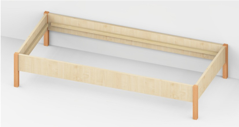 Stollenbett xx x 200 x 40 cm (LxBxH)