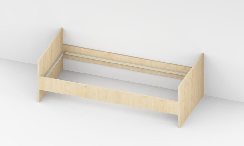 Kastenbett xx x 200 x 40/65 cm (LxBxH)