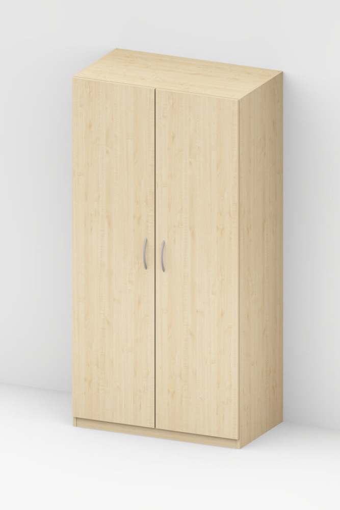 Kleiderschrank - 2 Türen - (80/100/120cm x 200cm x 58cm)