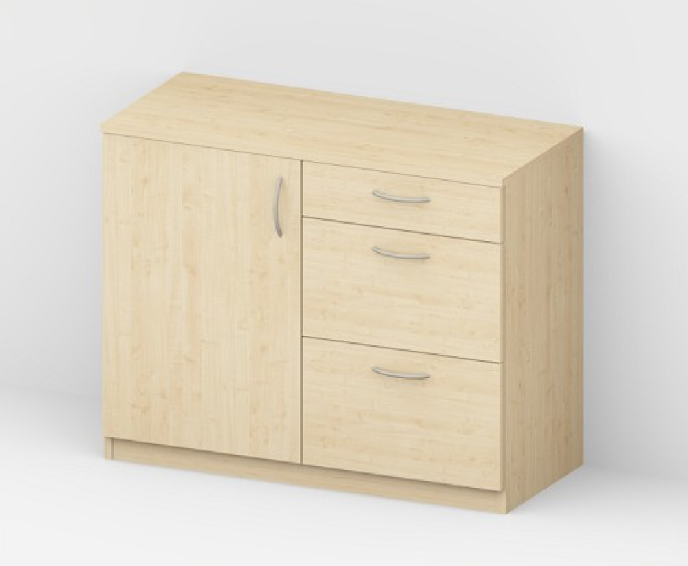 Sideboard xx x 85 x 44 cm (BxHxT) - 1 Drehtür - 3 Schübe